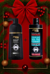Softto Plus Șampon pentru Păr Negru și Șampon Special pentru Protecția Culorii - Pachet Complet