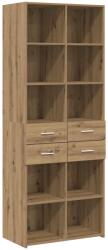 vidaXL Biblioteca Stejar artizanal 30 x 42.4 x 185.2 cm GartenMobel Dekor (3446619) Comoda