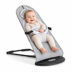 Dollcini Hintáztatható Baba Pihenőszék Szürke - Manuális Babaszék 4-24 Hónapos Babáknak, Max. 15 kg (650121)