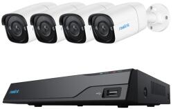 Reolink Комплект IP камери Reolink NVS8-5MB4 5MP с 4 тръбни камери и вграден твърд диск с капацитет 2 TB (NVS8-5MB4)