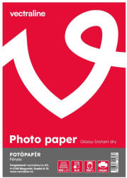 Vectra-Line Fotópapír VECTRALINE A/4 inkjet fényes 180 g 100 lapos tintasugaras nyomtatókhoz (01.00296) - tonerpiac