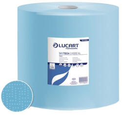 Lucart Kéztörlő tekercses ipari LUCART Skytech XL 37 cm 360m átmérő 1000 lap kék 3 rétegű (2122835) - tonerpiac