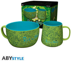ABYstyle RICK AND MORTY Reggeliző szett bögre + Tál