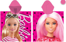 Global Licence Srl Barbie 100% pamut poncsó - 55x110 cm