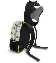 Global Licence Srl BATMAN SZÜRKE kapucnis hátizsák vízálló anyagból - 26cm X 31cm X 11cm