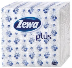 Zewa Szalvéta ZEWA Plus 1 rétegű kék 50 lapos (10489) - tonerpiac