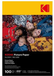 Kodak Fotópapír KODAK Fine Art High Gloss 10x15 cm 180 g 100 lapos (KO-9891161) - tonerpiac