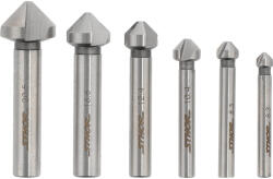 TOYA Set burghie de teșire pentru metal, 6 piese, 6, 3-20, 5 mm, HSS (22710) Burghiu