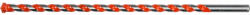 TOYA Burghiu universal multifuncțional 16 x 400 mm (metal, beton, cărămidă, lemn), tijă cilindrică (YT-43966) Burghiu