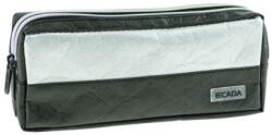 ECADA Penar Tip Borseta cu Doua Fermoare Ecada 78613, Polietilena, Alb/Negru (6425871058310) Penar