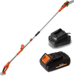 Profi Tools Ferăstrău cu lanț telescopic cu acumulator M0L-KT01-18 + Acumulator 20V 2Ah + Încărcător rapid pentru acumulator Foarfeca crengi
