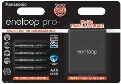 Panasonic Eneloop PRO AAA 930mAh 4 db + box PC (BK-4HCDEC4BE)