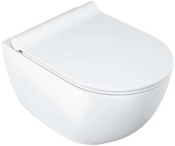 RAVAK Chrome - Toaletă suspendată, RimOff, SoftClose, alb X03081 (X03081)