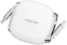 LogiLink USB 2.0 Type-C kábel, C/M - C/M, meghosszabbítható, 480 Mbit/s, 60W, fehér, 1 m (CU0501) - primanet