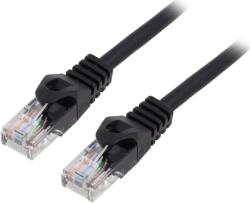Lanberg Patchcord Lanberg Cat. 6 UTP, LSZH, Cupru 100%, 1m, Negru, Testat Fluke (PCU6-10CU-0100-BK) (PCU6-10CU-0100-BK)