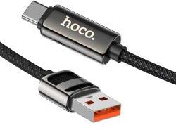 hoco. U137 A-C 66W töltő és adatkábel kijelzővel 1.2M fekete (HC636421)