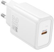 hoco. N60 Gentle egy portos USB-C PD20W töltő(EU) fehér (HC644181)