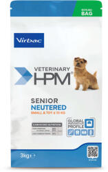 Virbac Veterinary HPM Senior Neutered Dog Small & Toy Dental száraz gyógytáp kutyáknak 3 kg