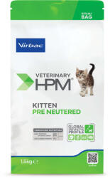 Virbac Veterinary HPM Kitten Pre Neutered Cat száraz gyógytáp macskáknak 1, 5 kg