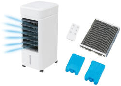 Tronic SML 330 A1 Mobil léghűtő időzítő funkcióval + távirányítóval és 2 db jégakkuval, 4 literes víztartály, 65 W, fehér