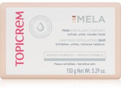 Topicrem MELA Unifying Exfoliating Bar sapun pentru curatare cu efect de exfoliere pentru față și corp 150 g