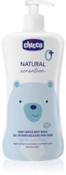 Chicco Natural Sensation Baby gyengéd tisztító gél gyermekeknek születéstől kezdődően 0+ 500 ml