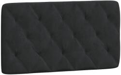vidaXL fekete bársony fejtámla párna 100 cm 374716 (374716)
