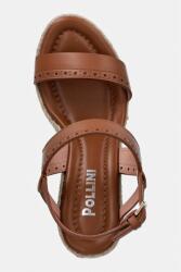 Pollini сандали със скосена пларформа от кожа (SA1624CI0OTQ0217)