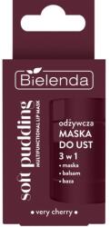 Bielenda SOFT PUDDING Tápláló ajakmaszk 3 az 1-ben, Nagyon Cseresznye, 12 g