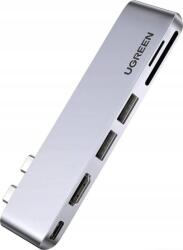 UGREEN Docking station Ugreen CM380, 2x USB-A, HDMI, USB-C, Cititor MicroSD/SD (UGR961)