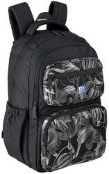 Oxford Ghiozdan scoala Oxford Dream Tech holografic, 44 x 32 x 18 cm, Negru floral (400204563)