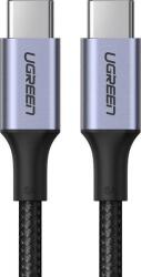 UGREEN Cablu de date Ugreen 56613, USB-C la USB-C, 100 W, 2m (Gri)