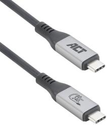 ACT Кабел ACT AC7452, от ThunderBolt 5(м) към ThunderBolt 5(м), 1.5m, 16K@120Hz, 80Gbps, 240W, черен (AC7452)