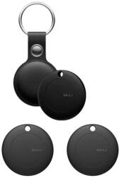 MiLi MiTag APL, черен + черен висулка, 3 броя Black+Black iOS (MILI MITAG AP B+B 3)