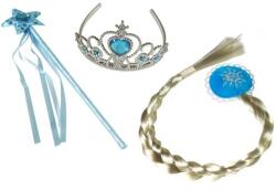 Rappa Set prințesă albastră (RP188037) Costum bal mascat copii