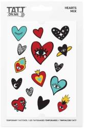 TATTONME Tatuaje temporare rezistente la apă Inimă mix (TMHearts)