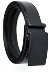  Elegant belt with automatic buckle, 100% leather 120 CM