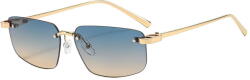 Techsuit Ochelari de soare Ochelari de Soare Fara Rama, Unisex - Techsuit (S098) - Gold / Blue Tea (KF2364760) - vexio