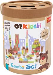 Trefl Trefl, O! Klocki, set combinat, cuburi educative, 142 de piese