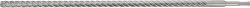 TOYA Burghiu cu patru tăișuri 16 x 600 mm SDS-Plus (YT-419799) Burghiu
