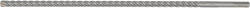 TOYA Fúrószár keresztfejű 12 x 450 mm SDS-Plus (YT-42338)