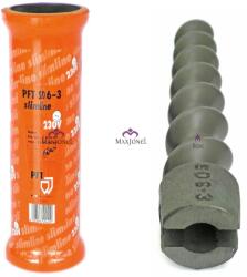  Stator + Rotor 230V SLIMLINE SD 6-3 granulatie maxima 2mm Knauf PFT (PFT00406289+PFT00406288)