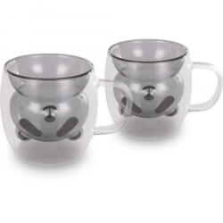 Lamart VASO Macis pohár 2db, 230ml fekete (LT9126) (LT9126)