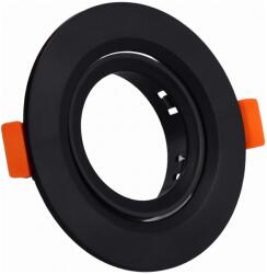 NEDES Beépítőgyűrű süllyesztett GU10 lámpához, átmérő 9 cm, fekete SR006 (ND4343)