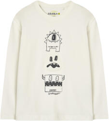 Losan tricou cu mânecă lungă pentru băieți ecru (1422DE)