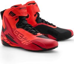 Alpinestars Ghete moto Alpinestars Faster-4 MM93, colecția fluo, roșu-roșu-negru (AIM130-668)