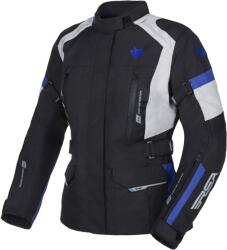 RSA Jachetă de motocicletă pentru femei RSA EXO 2 negru-gri-albastru (RSAEXO2BGBLUD)