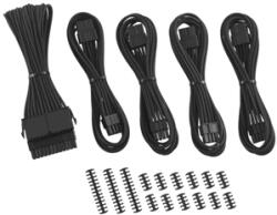 CableMod Set cabluri prelungitoare CableMod Classic ModMesh, 8+8 Series, cleme incluse, Black, CM-CAB-CKIT-N88KK-R