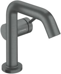 Hansgrohe Tecturis S Egykaros mosdócsaptelep 110 Fine CoolStart EcoSmart+ lefolyógarnitúra nélkül, Szálcsiszolt Fekete Króm 73321340 (73321340)