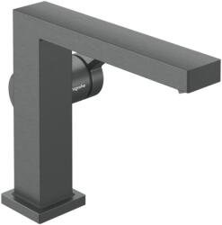 Hansgrohe Tecturis E Egykaros mosdócsaptelep 110 Fine CoolStart EcoSmart+ lefolyógarnitúra nélkül, Szálcsiszolt Fekete Króm 73021340 (73021340)